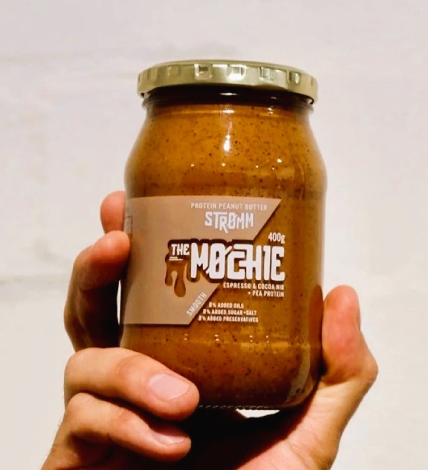 STROMM High-Protein Peanut Butter, now available at Country Pantry